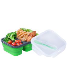 Reusable Microwave Safe Airtight Foldable Bento Eco Friendly Lunch Box